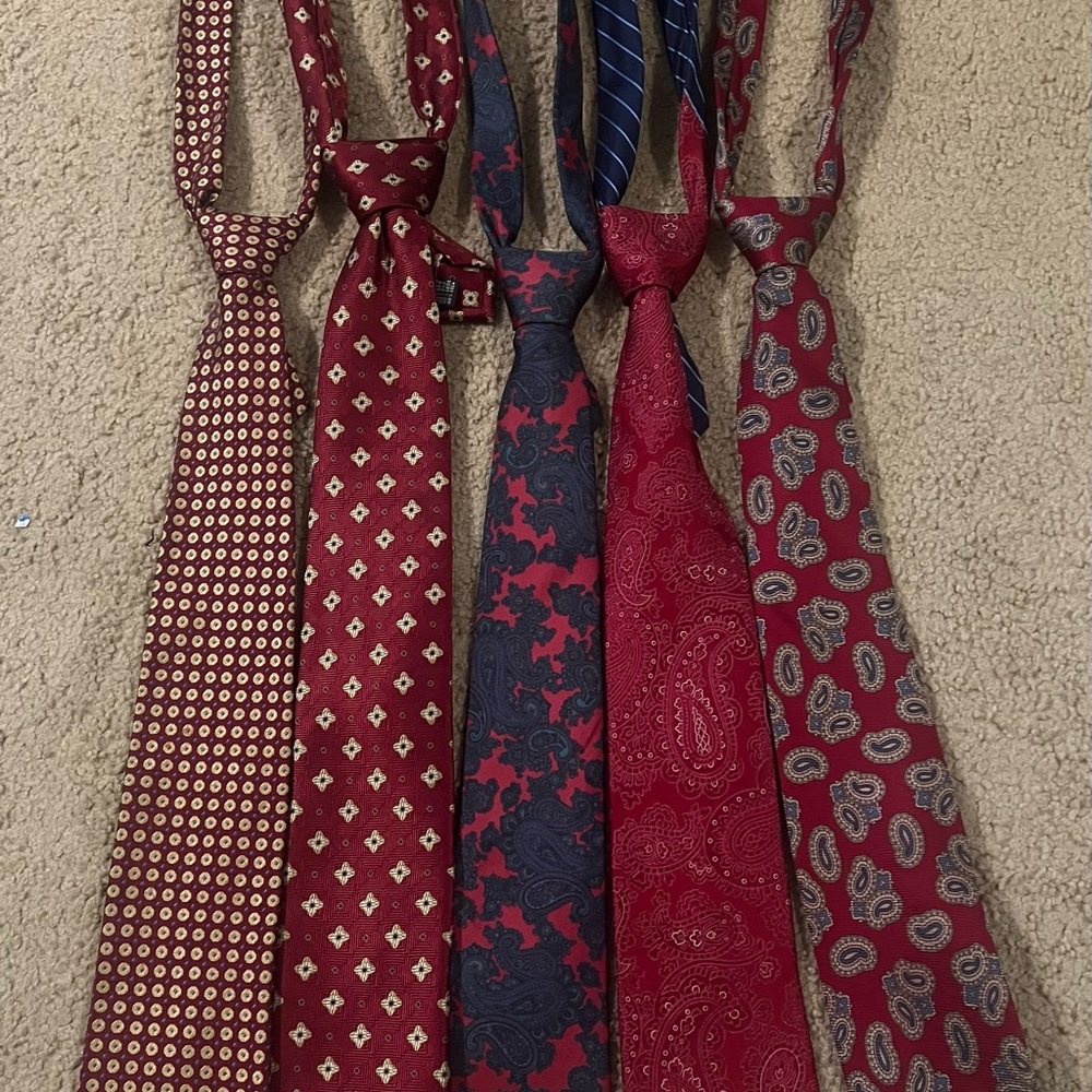 Brooks Brothers Red and Blue Ties Collection